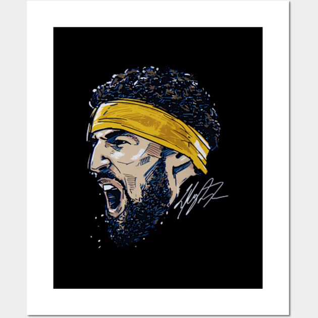 Klay Thompson en State Headband Wall Art by binchudala